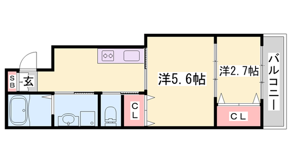 コティ網干の物件間取画像